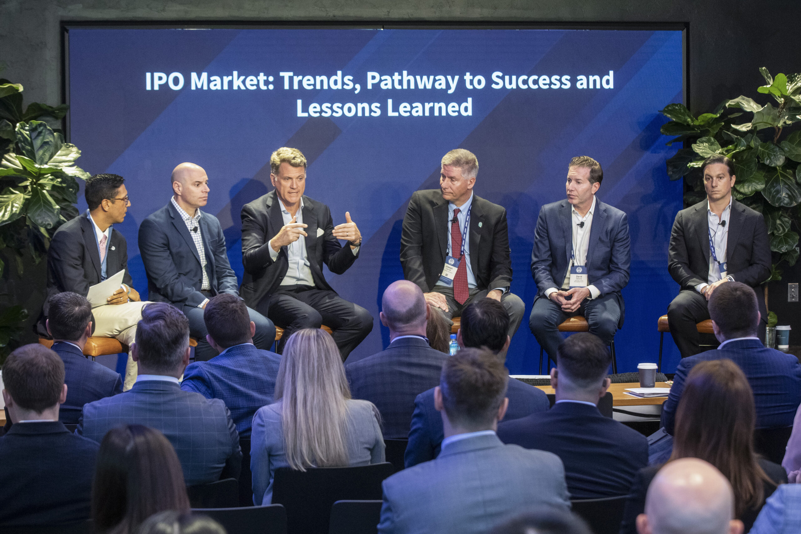 A panel of 6 men talk about the IPO market: trends, the pathway to success, and lessons learned.